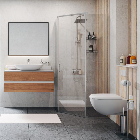 Душевой уголок (90х90) WasserKRAFT Leine 35P11